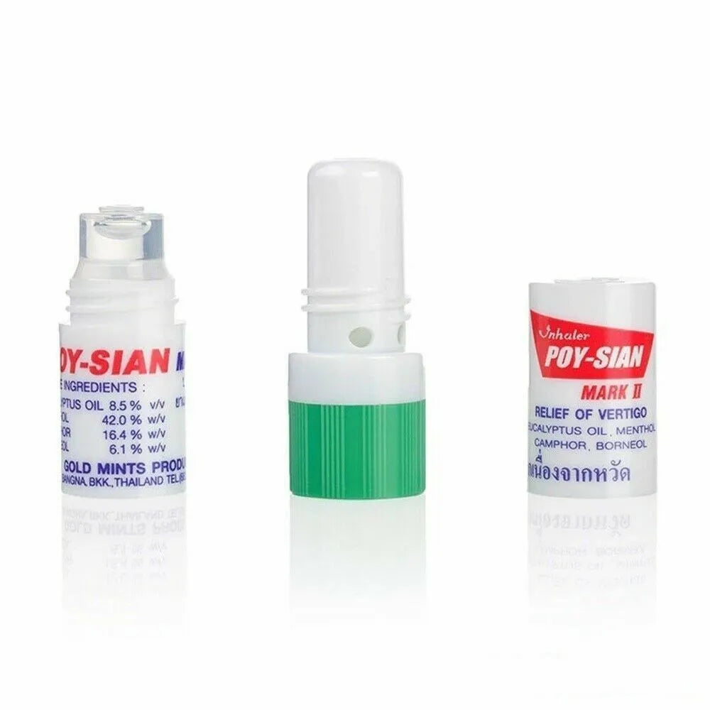 6 Poy Sian Mark II Thai Herbal Inhalers - Breathe Easy, Anytime, Anywhere